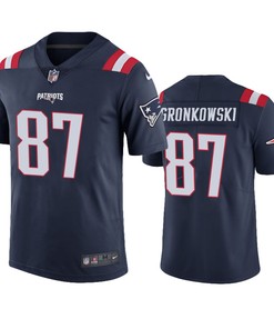 New England Patriots Rob Gronkowski Navy Nike Color Rush Limited Jersey