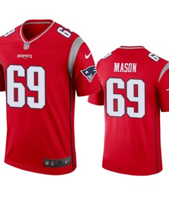 New England Patriots Shaq Mason Red Inverted Legend Jersey