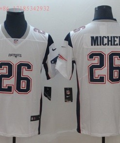 New England Patriots Sony Michel #26 Nfl 2020 White Jersey Jersey