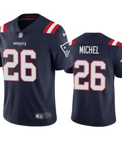 New England Patriots Sony Michel Navy 2020 Vapor Limited Jersey - Mens