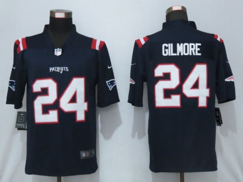 New England Patriots Stephon Gilmore #24 Nfl 2020 Navy Jersey