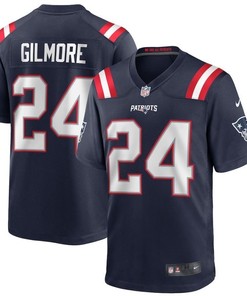 New England Patriots Stephon Gilmore #24 Nfl 2020 New Black Blue Arrival Jersey