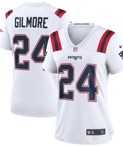 New England Patriots Stephon Gilmore #24 Nfl 2020 White Jersey