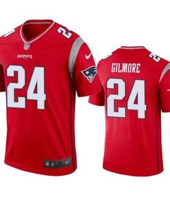 New England Patriots Stephon Gilmore Red Inverted Legend Jersey