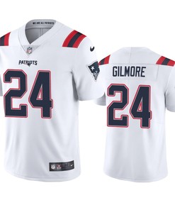 New England Patriots Stephon Gilmore White 2020 Vapor Limited Jersey - Mens