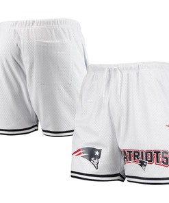 New England Patriots Team Standard Mesh Shorts - White