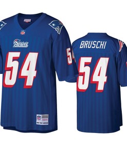 New England Patriots Tedy Bruschi Royal Legacy Replica Jersey