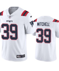New England Patriots Terrance Mitchell 39 White Vapor Limited Jersey