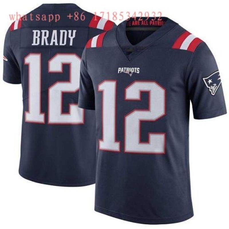 New England Patriots Tom Brady #12 Nfl 2020 Navy Jersey Jersey