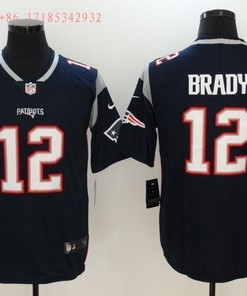 New England Patriots Tom Brady #12 Nfl 2020 Navy Jersey Jersey