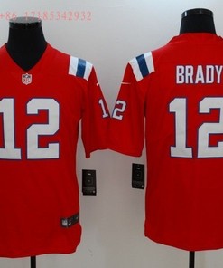New England Patriots Tom Brady #12 Nfl 2020 Red Jersey Jersey