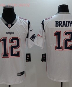 New England Patriots Tom Brady #12 Nfl 2020 White Jersey Jersey