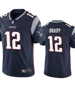 New England Patriots Tom Brady Navy Vapor Untouchable Limited Jersey