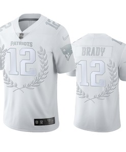 New England Patriots Tom Brady Platinum Mvp Limited Edition Jersey