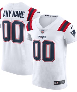 New England Patriots Vapor Elite Custom Jersey - White Custom Jerseys Nfl
