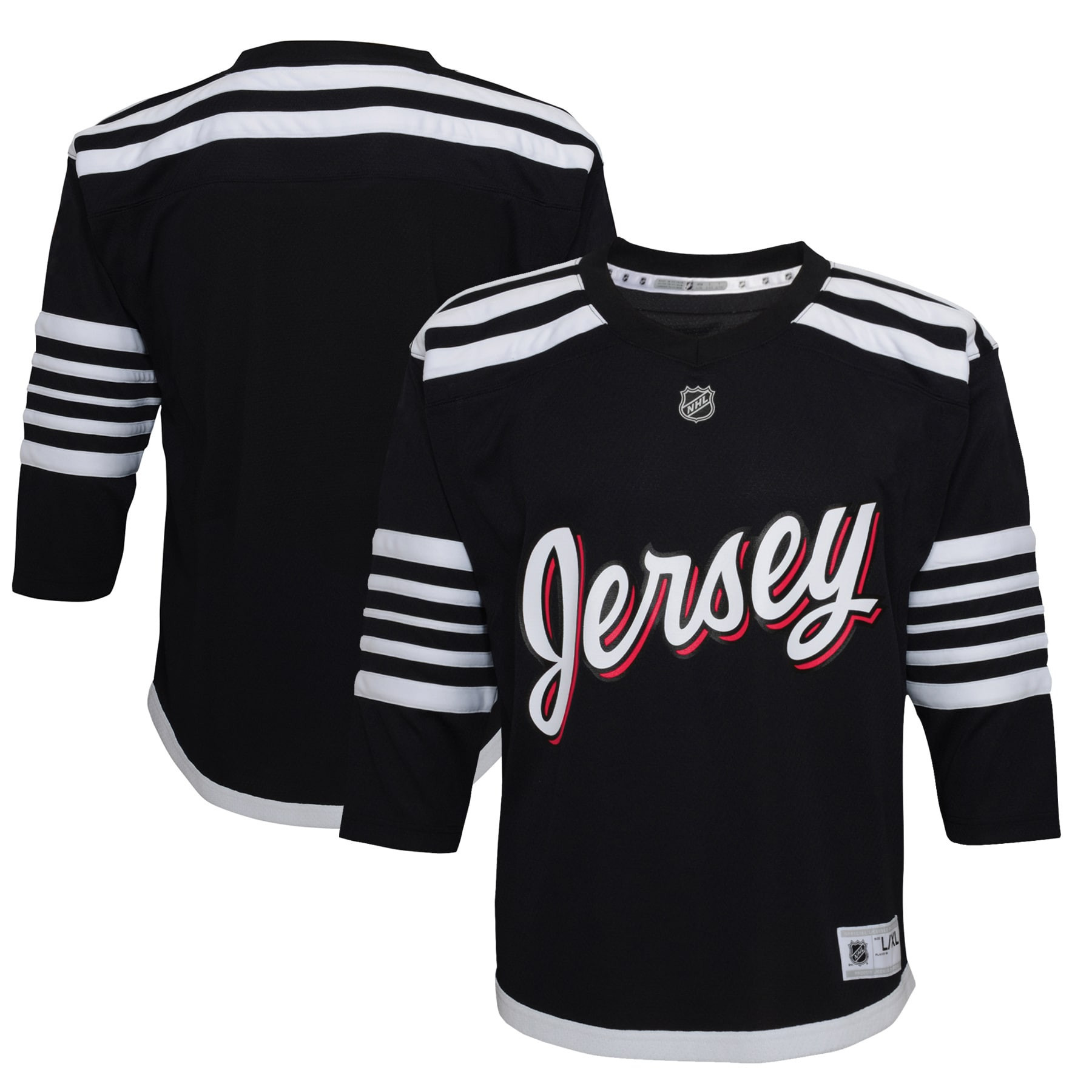New Jersey Devils 2021/22 Alternate Replica Jersey - Black Nhl