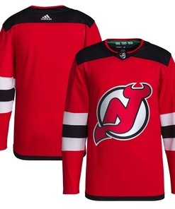 New Jersey Devils Adidas Home Primegreen Authentic Pro Jersey Red Nhl