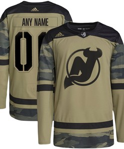 New Jersey Devils Adidas Military Appreciation Team Authentic Custom Practice Jersey - Camo Custom Jerseys Nhl
