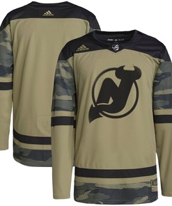 New Jersey Devils Adidas Military Appreciation Team Authentic Practice Jersey - Camo Nhl