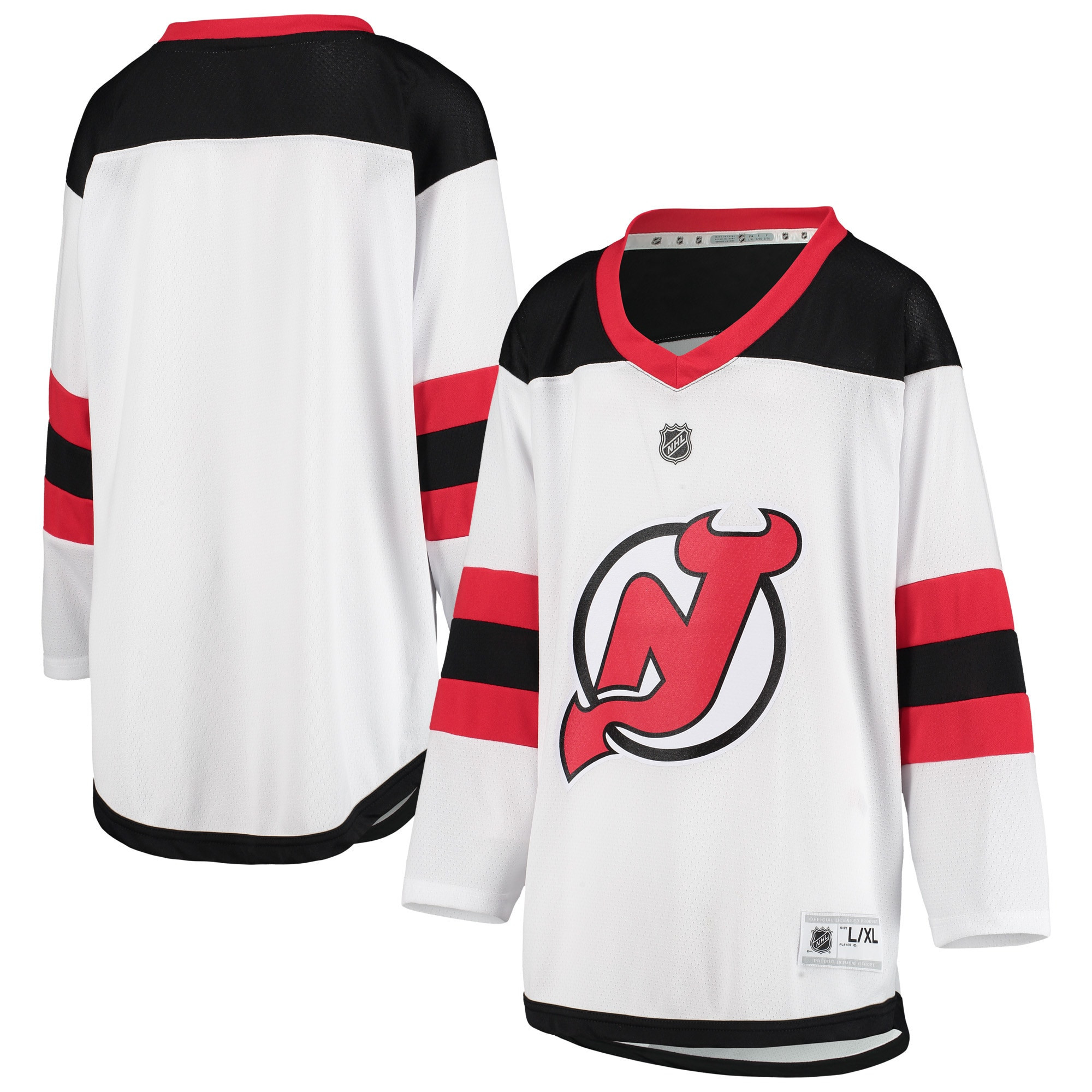 New Jersey Devils Away Replica Jersey - White Nhl