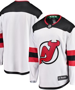 New Jersey Devils Fanatics Branded Breakaway Away Jersey - White Nhl