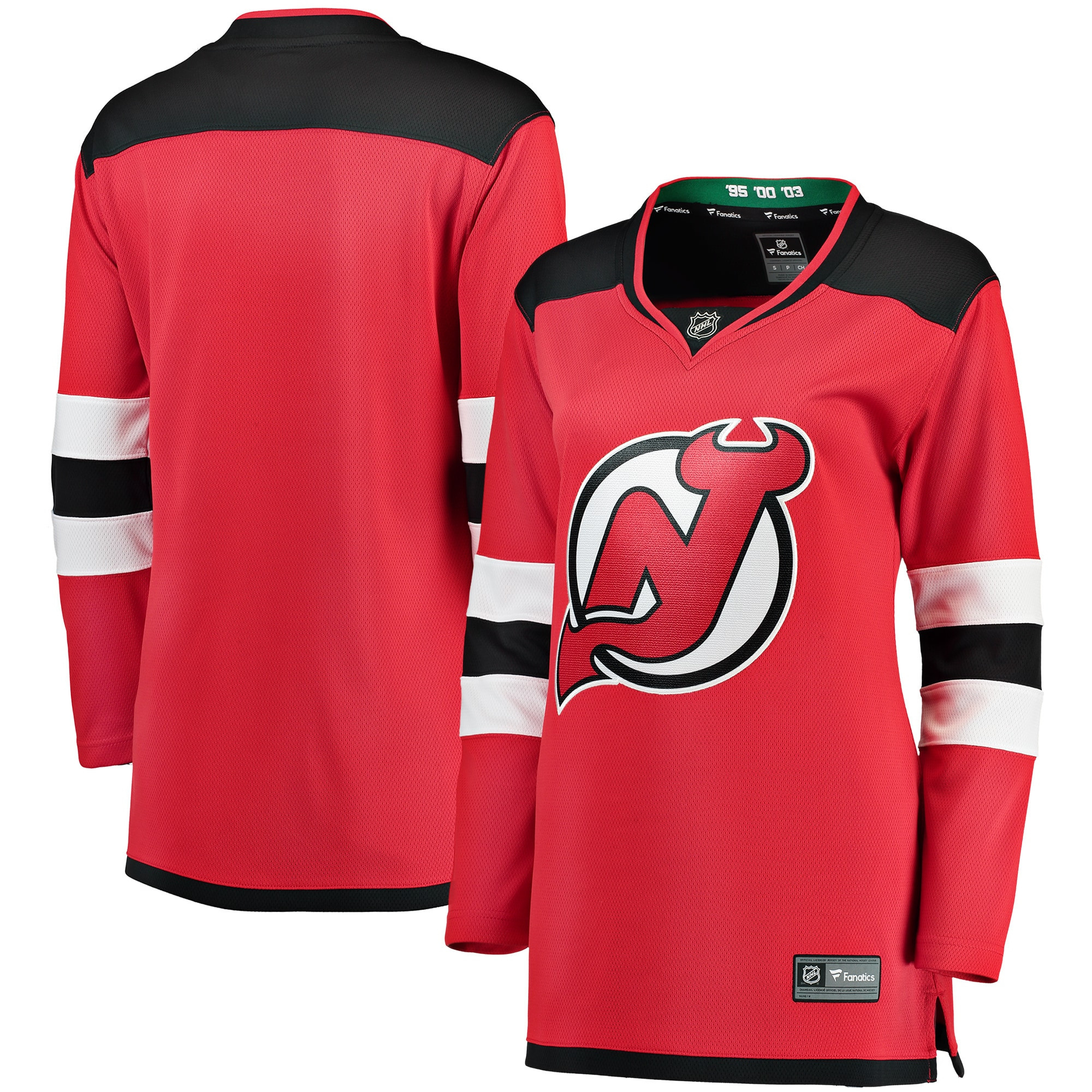 New Jersey Devils Fanatics Branded Womens Breakaway Home Jersey Red Nhl