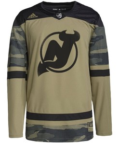 New Jersey Devils Military Appreciation Team Practice Men Jersey - Camo
