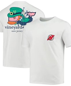 New Jersey Devils Vineyard Vines St. Patrick's Day T-Shirt - White