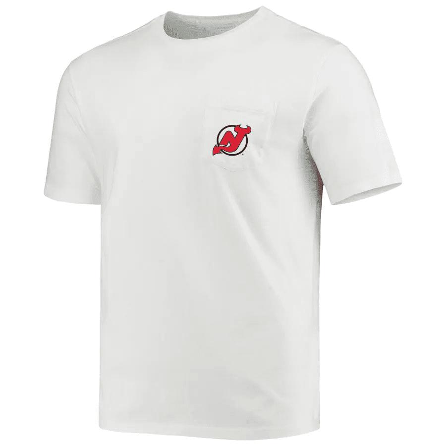 New Jersey Devils Vineyard Vines St. Patrick's Day T-Shirt - White