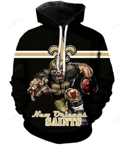 New Orleans Saints 3D Hoodie Zip Hoodie 02