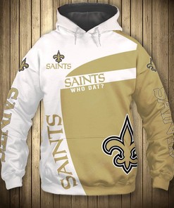 New Orleans Saints 3D Hoodie Zip Hoodie 04