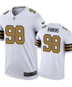New Orleans Saints #98 Sheldon Rankins Nike Color Rush White Jersey