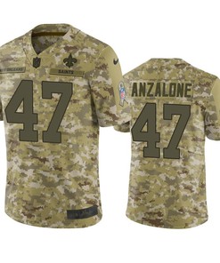 New Orleans Saints Alex Anzalone Jersey Nfl Camo Salute To Service