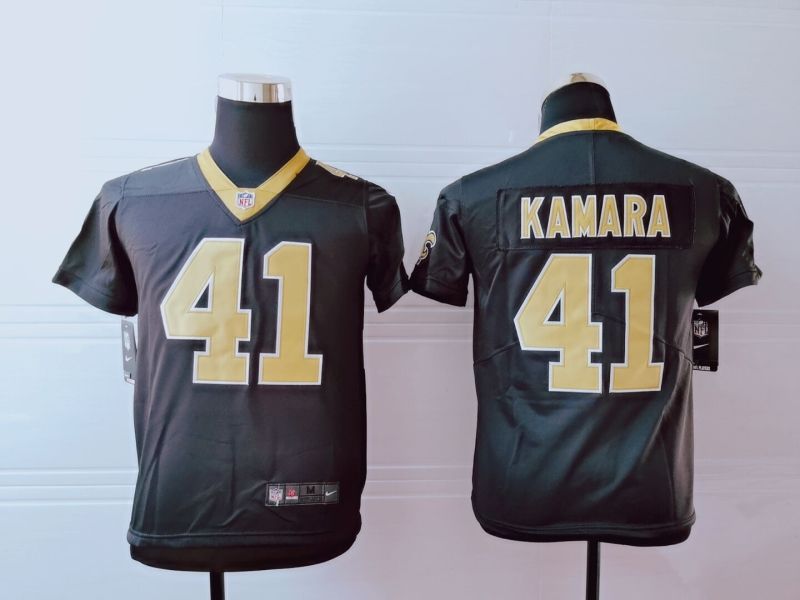 New Orleans Saints Alvin Kamara #41 Nfl 2020 Black Jersey