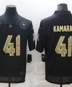 New Orleans Saints Alvin Kamara #41 Nfl 2020 Black Jersey