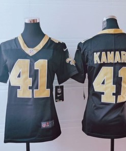 New Orleans Saints Alvin Kamara #41 Nfl 2020 Dark Brown Jersey