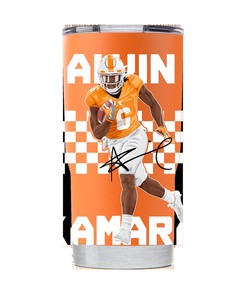 New Orleans Saints Alvin Kamara Orange Tumbler - New Orleans Saints Alvin Kamara Orange Tumbler - Perfect Gift for Fans