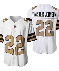 New Orleans Saints C. J. Gardner-johnson #22 Nfl American Football Team Logo Color Rush Custom 3d Designed Allover Gift For Saints Fans Baseball Jersey
