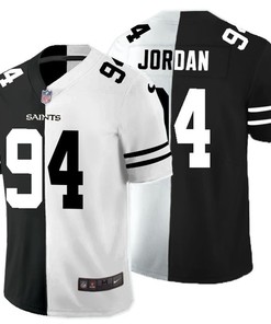 New Orleans Saints Cameron Jordan #94 Nfl 2020 Black And White Jersey