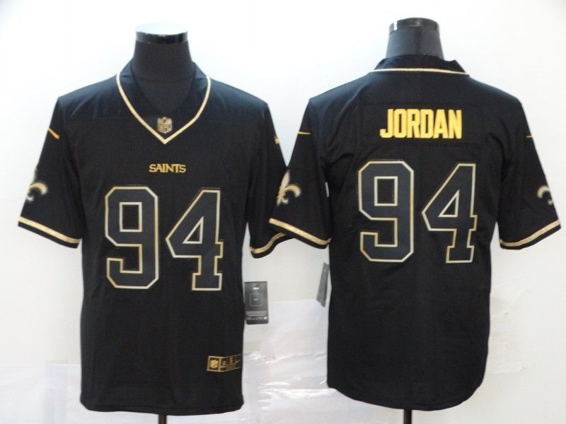 New Orleans Saints Cameron Jordan #94 Nfl 2020 Black Jersey