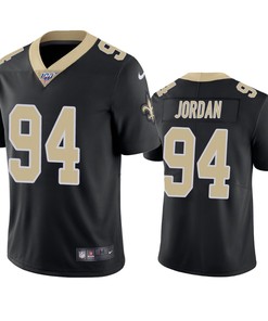 New Orleans Saints Cameron Jordan Black 100th Season Vapor Limited Jersey