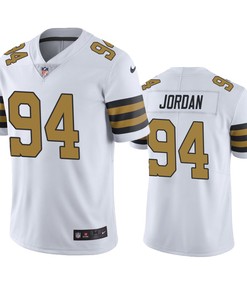 New Orleans Saints Cameron Jordan White Nike Color Rush Limited Jersey