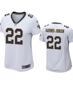 New Orleans Saints Chauncey Gardner-johnson 2019 Nfl Draft White Game Womens Jersey