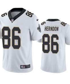 New Orleans Saints Chris Herndon 86 White Vapor Limited Jersey
