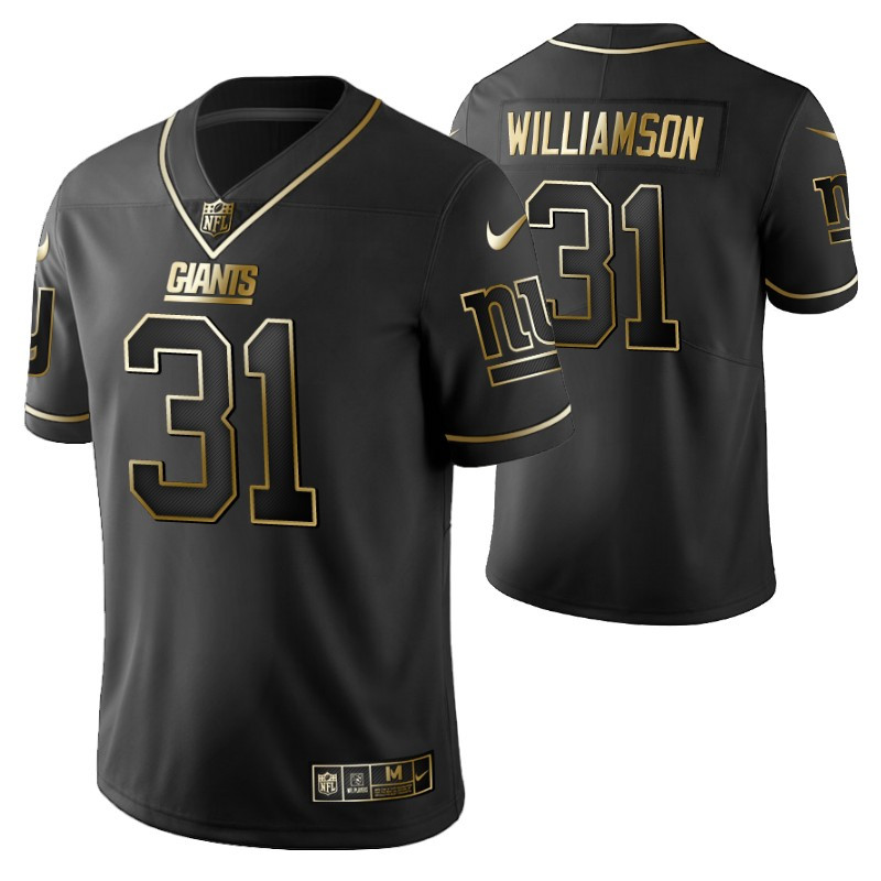 New Orleans Saints Chris Williamson 31 2021 Nfl Golden Brandedition Black Jersey Gift For Saints Fans