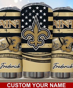 New Orleans Saints Custom Name Limited Edition Tumbler - Personalize Your Drinkware