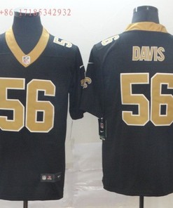 New Orleans Saints Demario Davis #56 Nfl 2020 Black Jersey Jersey