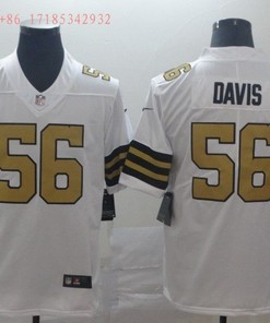 New Orleans Saints Demario Davis #56 Nfl 2020 White Jersey Jersey