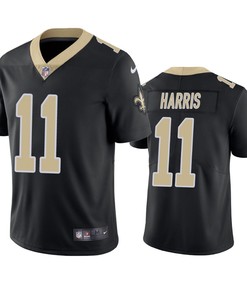 New Orleans Saints Deonte Harris Black Vapor Limited Jersey