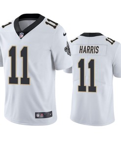 New Orleans Saints Deonte Harris White Vapor Limited Jersey